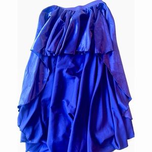 Purple high-low dance skirt